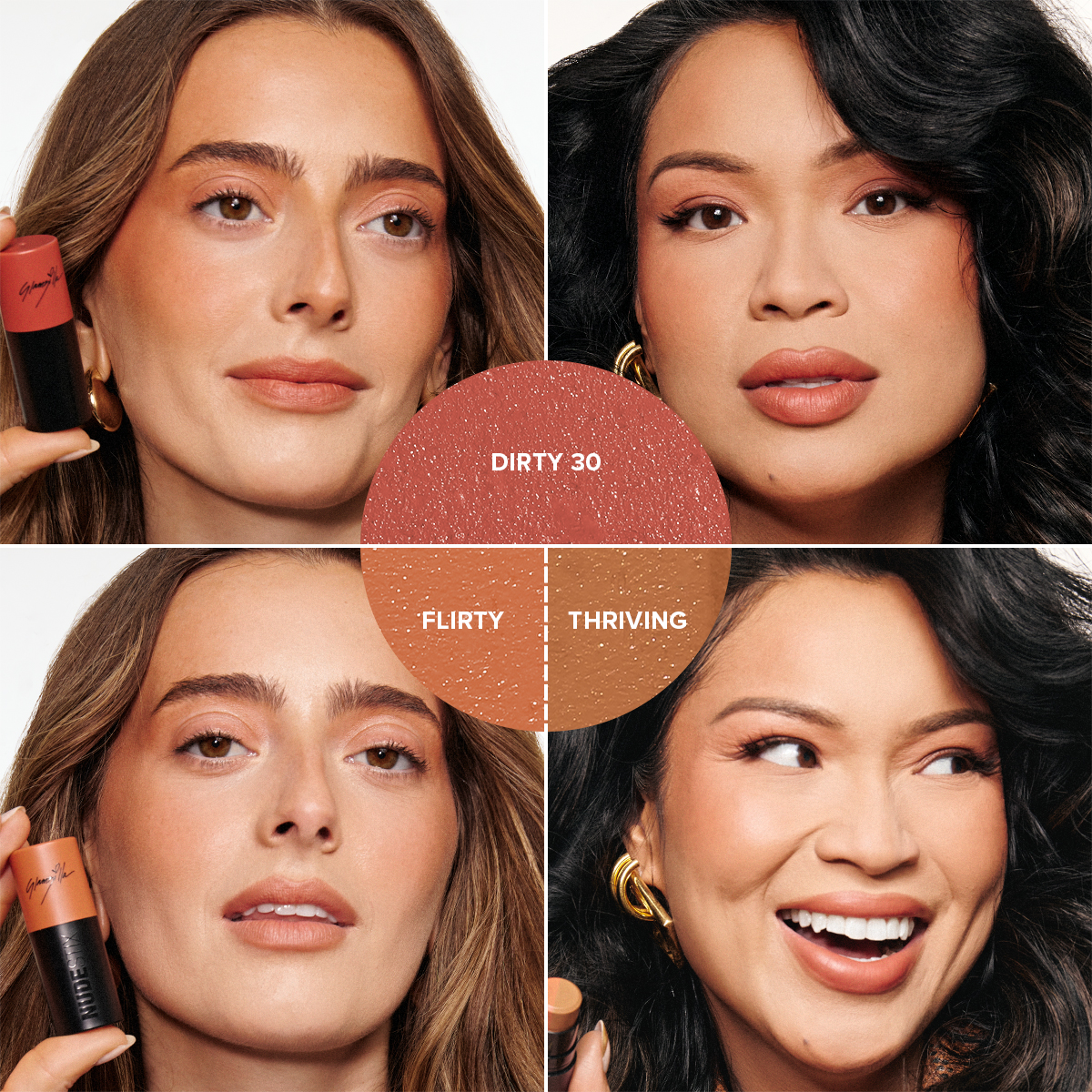 NUDESTIX THE GLAMZILLA DIRTY 30 BLUSH KIT (SET DE RUBORES EDICIÓN LIMITADA)